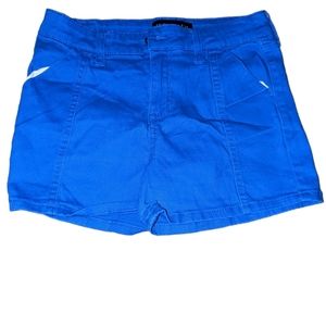 Girls blue shorts size 14